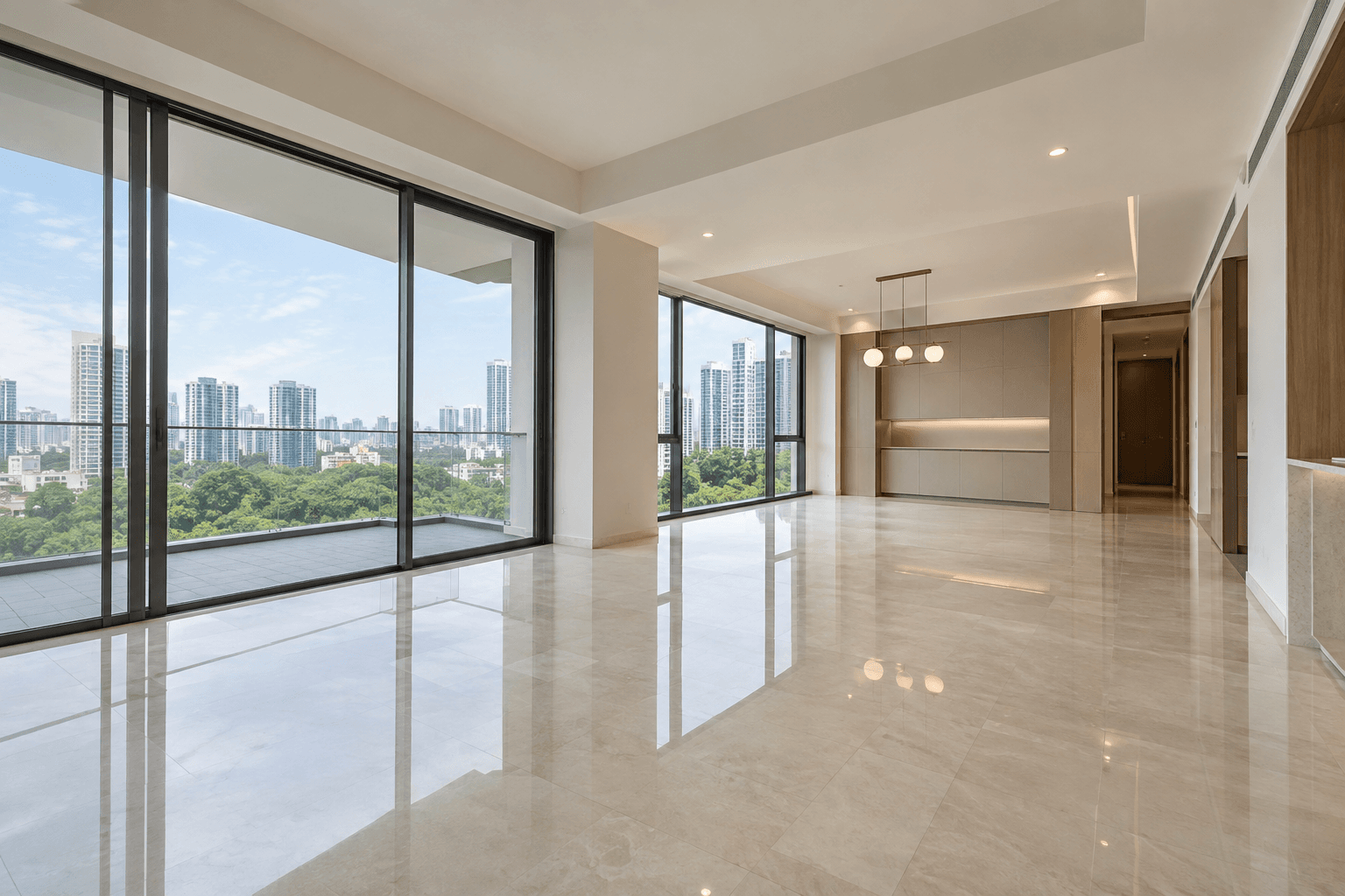 Illustrative cleaned condominium interior for a Move Out Cleaning project in Singapore